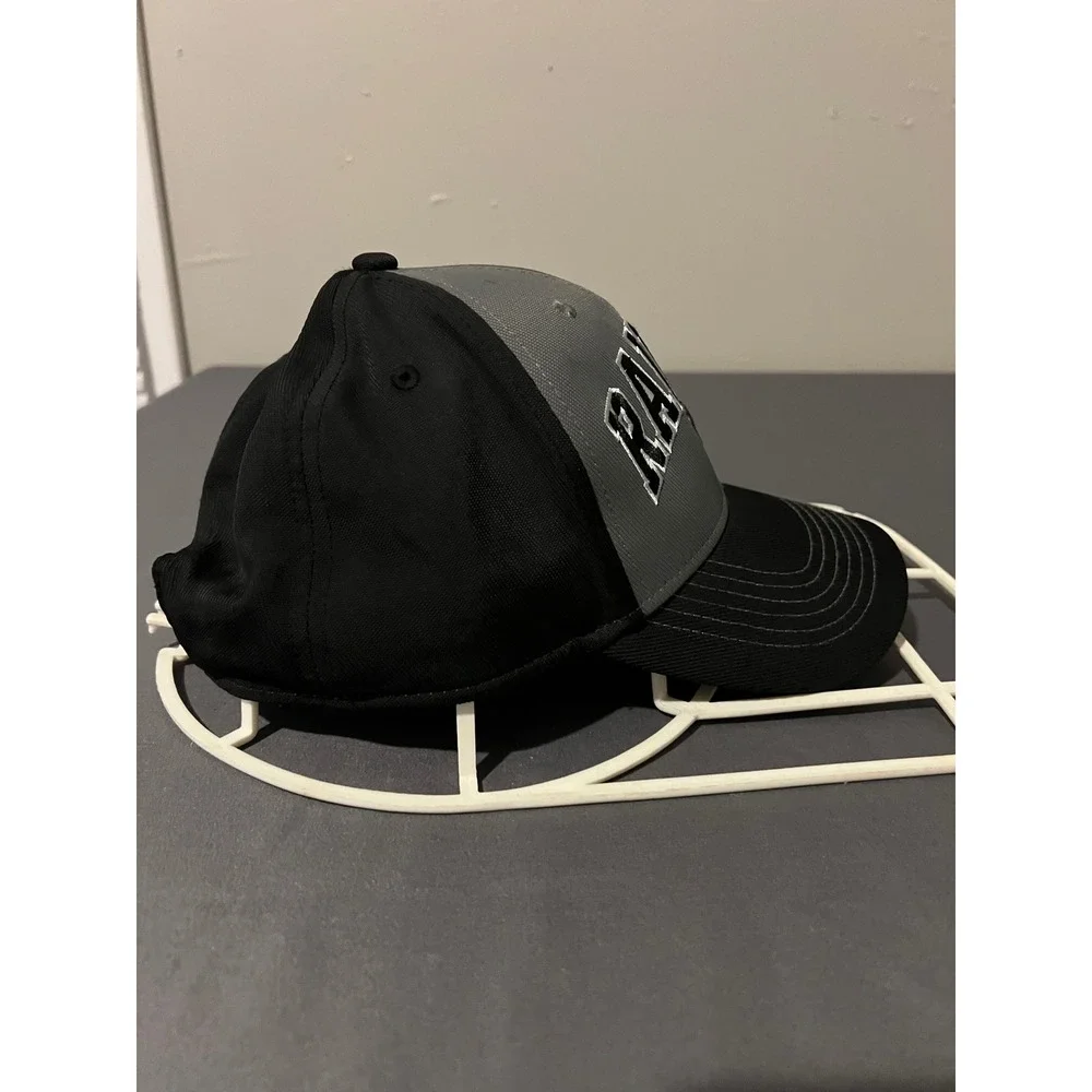 NFL Team Apparel Las Vegas Raiders Hat Black Gray Adjustable Baseball Cap‎ OSFM